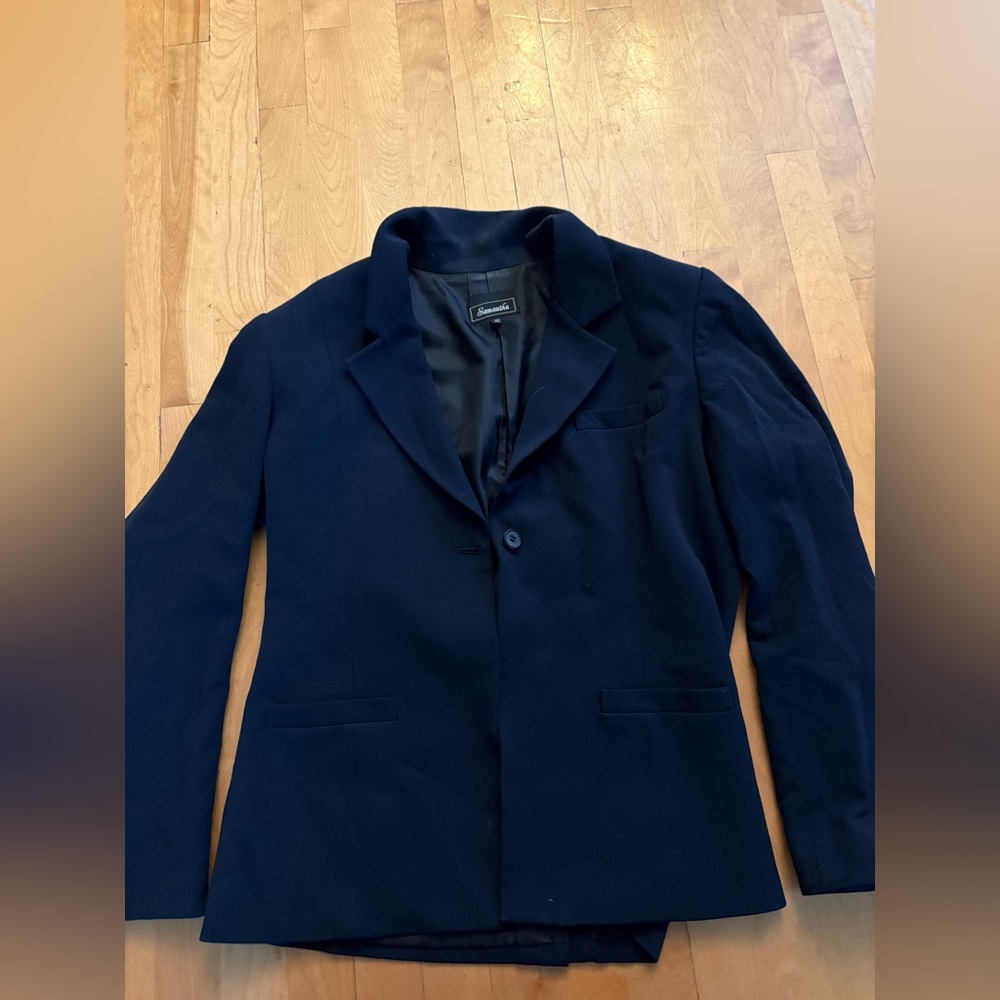 Samantha Sung Blue Tailored Blazer